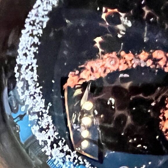 2 Abstract Handblown Paperweights - Picture 4 of 10